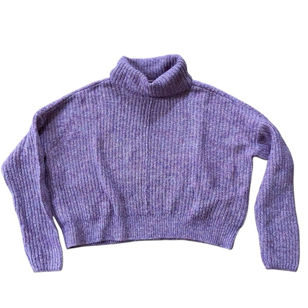 Lucky Brand Lavender Turtleneck Sweater
